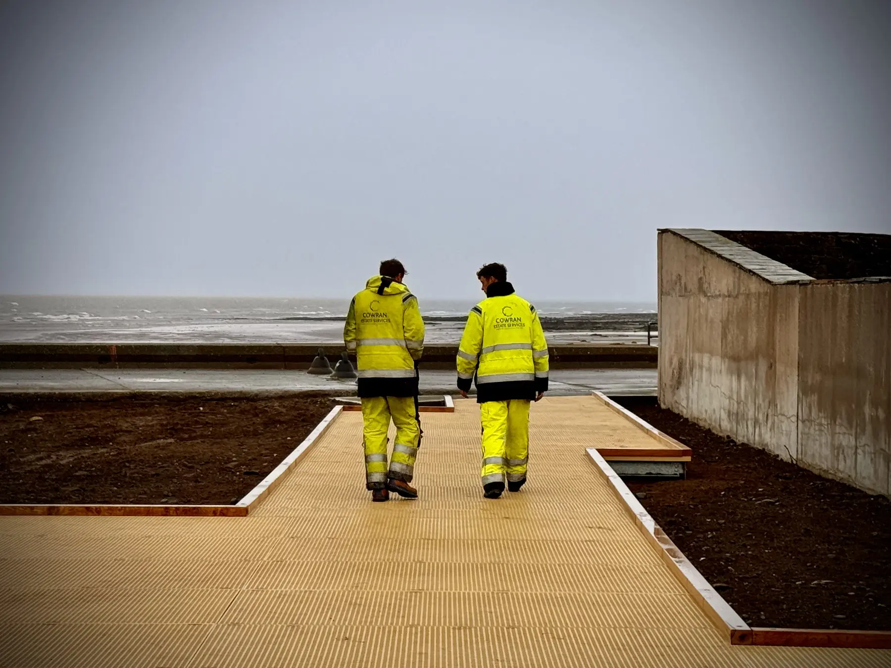 Cowran team on site at Maryport