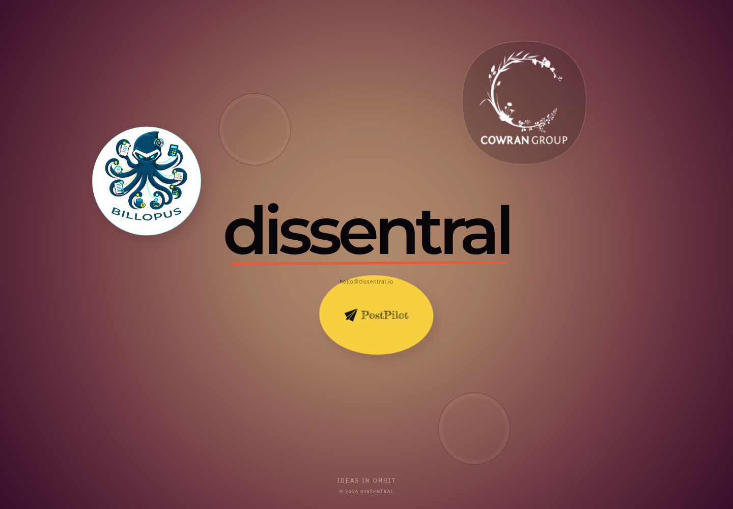 Dissentral brand system
