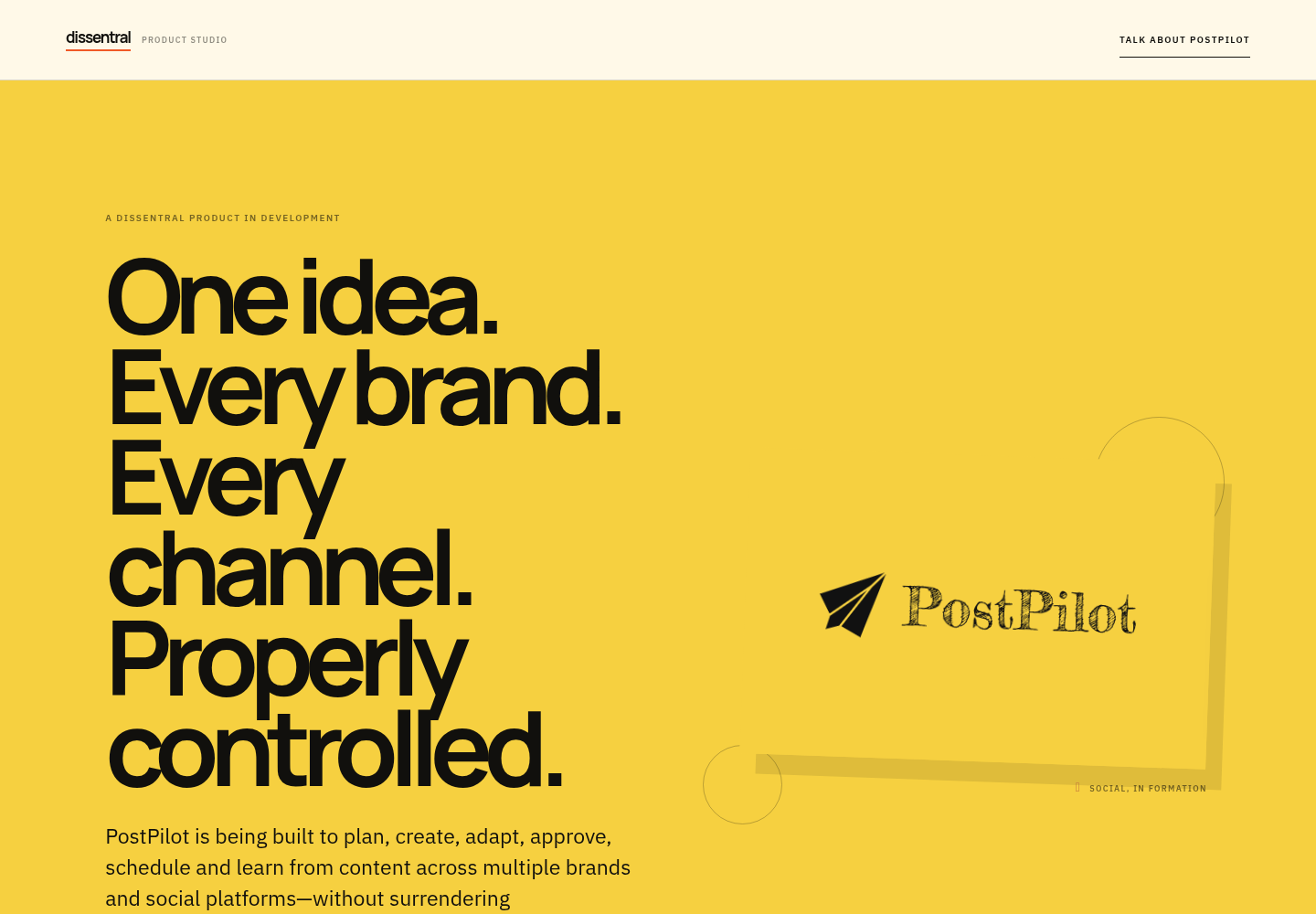 PostPilot product website