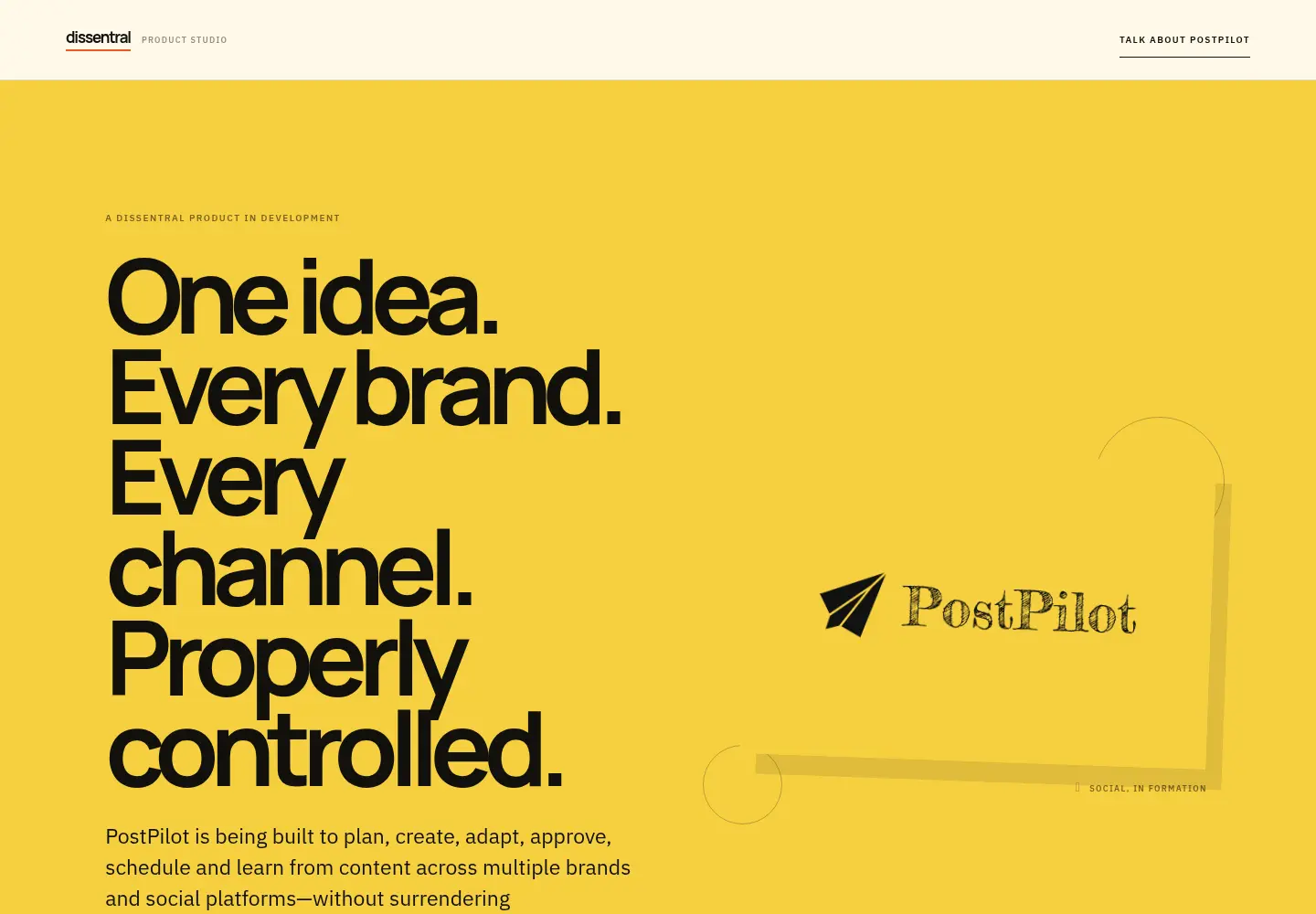 PostPilot product website